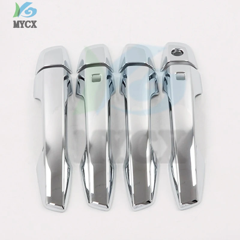 

For Mitsubishi Xpander 2019 2020 2021 Chromed ABS Plastic 8PCS Door Handle Cover Trim WITH / WITHOUT SMART HOLE