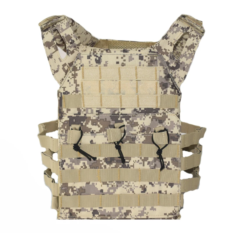 Adjustable JPC Tactical Vest Molle Vest Outdoor Hunting Airsoft Paintball Molle Vest With Chest Protective Plate Carrier Vest