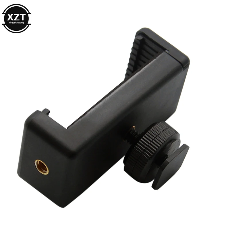 المهنية 1/4 الهاتف حامل Clip فلاش الحذاء الساخن المسمار محول عالمي ترايبود جبل لكانون نيكون سوني DSLR كاميرا