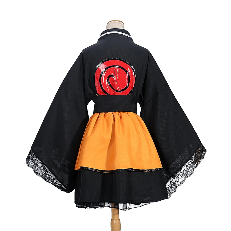 Japanese Anime Cosplay Costume Uzumaki Lolita Kimono Costume For Women and Men