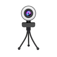 New 2K Webcam 4K Full HD Web Camera With Microphone LED Fill Light USB Web Cam Rotatable For PC Computer Laptop for Youtube