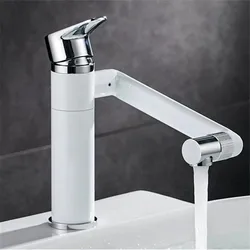 Tuqiu Basin Faucet Modern Rotatable Bathroom Mixer Tap Gold/Black/white/Chrome Wash basin Faucet Hot and Cold Sink Faucet New