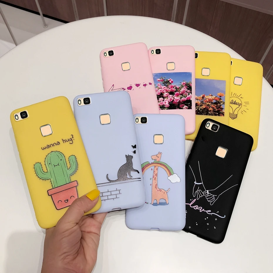 For Cover Huawei P9 Lite Case Silicone TPU Soft Case for Funda Huawei P9 P 9 Lite P9Lite 9Lite 2016 Phone Back Cases Cover Coque
