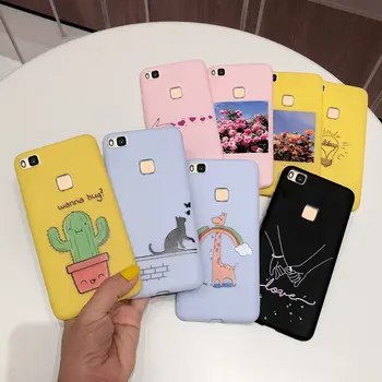 Silikonové TPU pouzdro pro Huawei P9 Lite, měkké, s motivem TPU, pro Huawei P9 Lite, P9Lite 9Lite 2016, zadní strana telefonu, kryt/kryt 8 nejlepší prodej Zadní kryt pro Huawei P9 Lite - №7