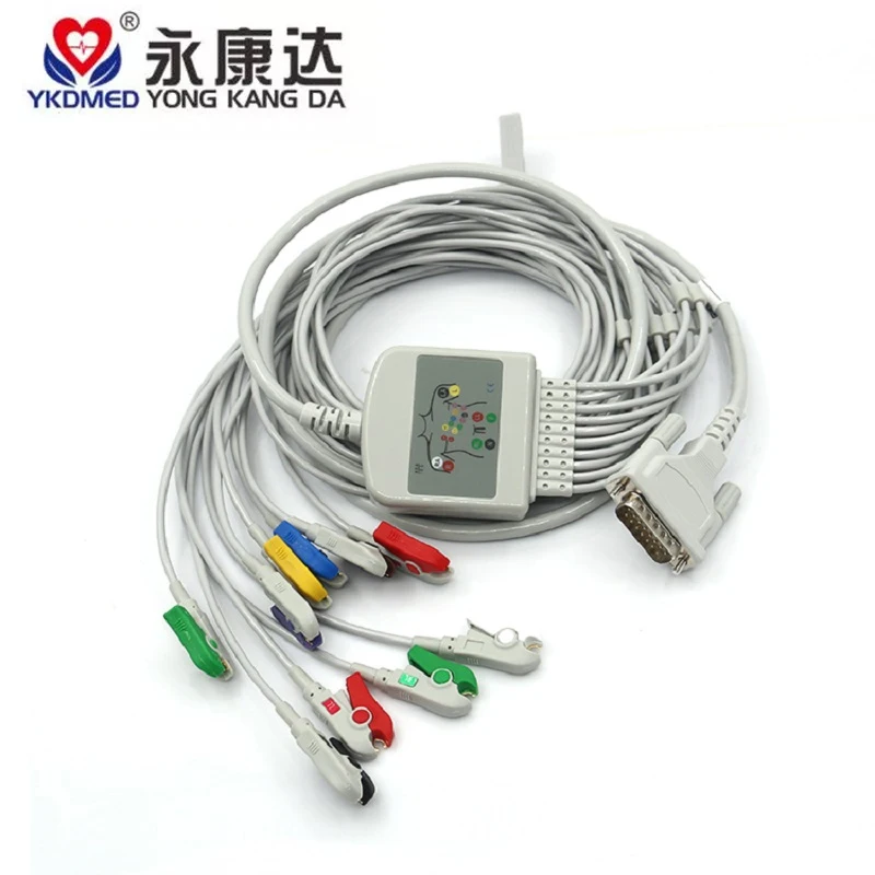 Ekg Cable 10 leads For Patient Monitor/10 Kohm Resistor