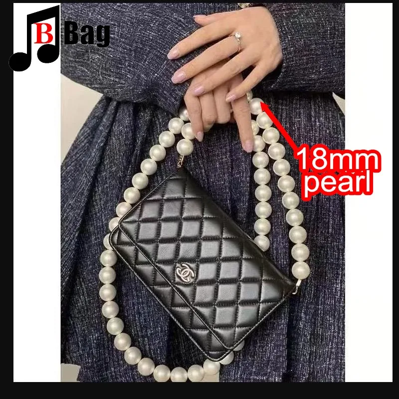 18mm Pearl Bag Strap pearl handbag strap Women Handbag Handles borse di ricambio accessori per cinturini decorazione per borsa del telefono