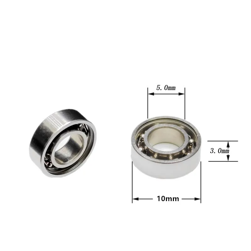 10pcs Dental Handpiece bearing SMR105 5*10*3mm stainless steel bearings 5x10x3 1:5 implant machine 50000rpm no heating