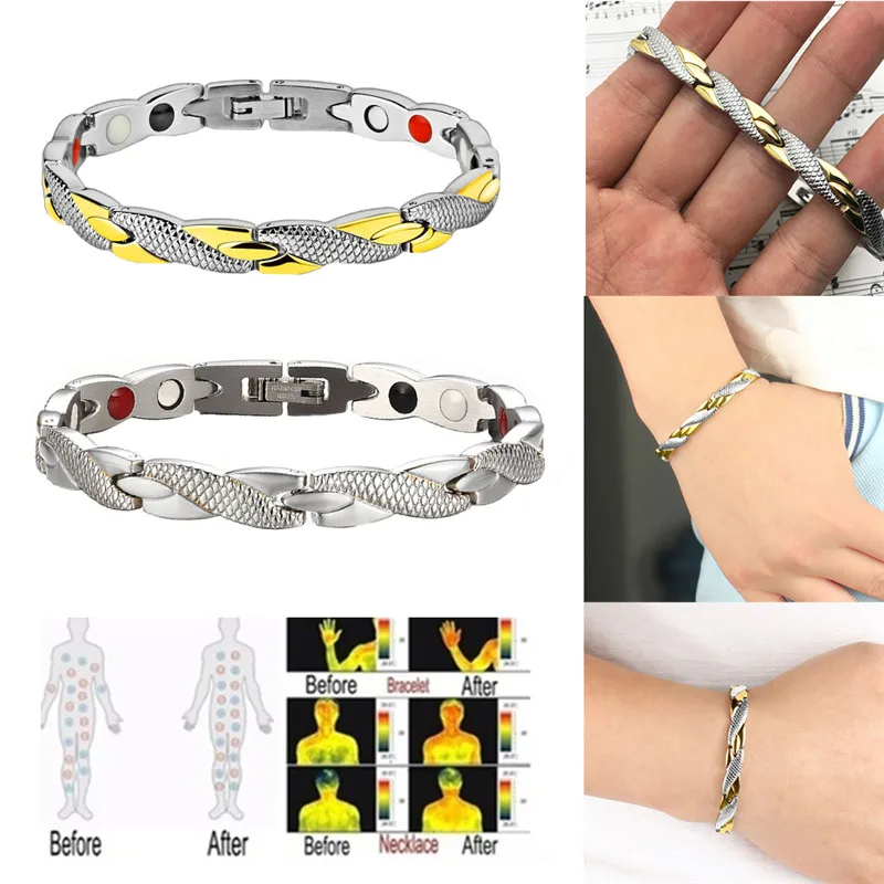 Magnetic Slimming Bracelet Fashionable Jewelry For Man Woman Link Weight Loss Bracelet Health Slimming Products  Slimming body