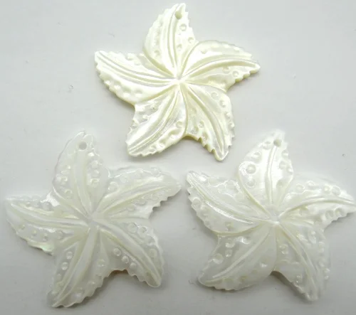 wholesale 37*37mm Natural Freshwater flower Shell charm Pendants For diy Jewelry making Necklace Accessories 5pcs