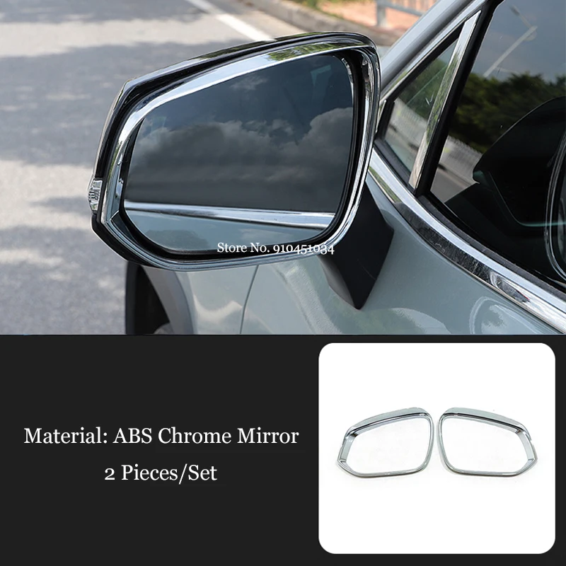 

For Toyota Alphard Vellfire 2016 17 18 2019 2020 ABS Carbon Fiber Car rearview mirror block rain eyebrow Cover Trim Accessories