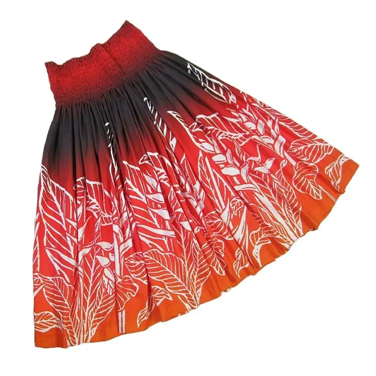 

Free Shipping HS00016-1 12Pcs/lot 3Color Hula Pa'u Skirt W Hula Floral Print Women Wear Party Decoration Fashion Dress Wholesale
