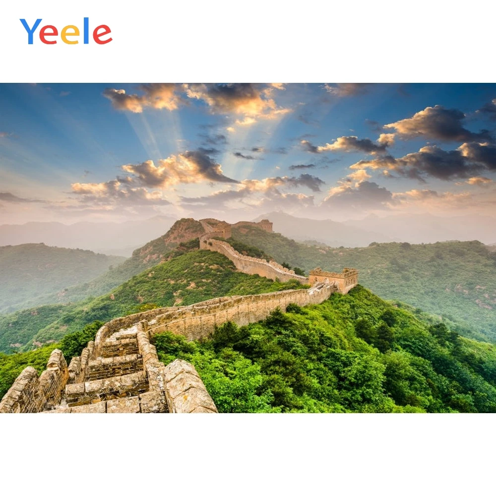 

Yeele Mountain Great Wall Sky Scene Natural Scenery Photography Backgrounds Custom Photographic Backdrop For Photo Studio Props