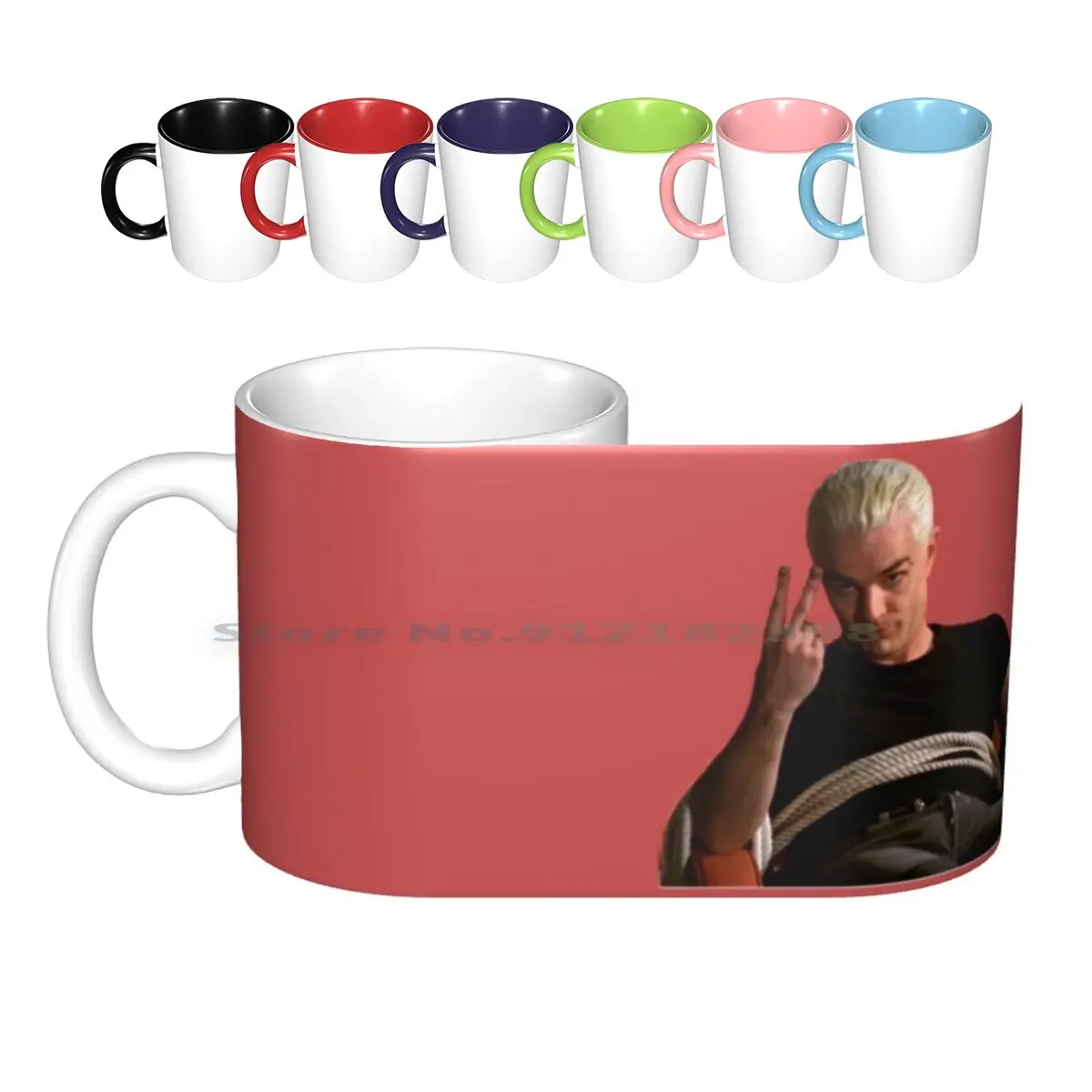 Spike Tied Up Ceramic Mugs Coffee Cups Milk Tea Mug Buffy Buffy The Vampire Spike William The Bloody James Marsters Rupert