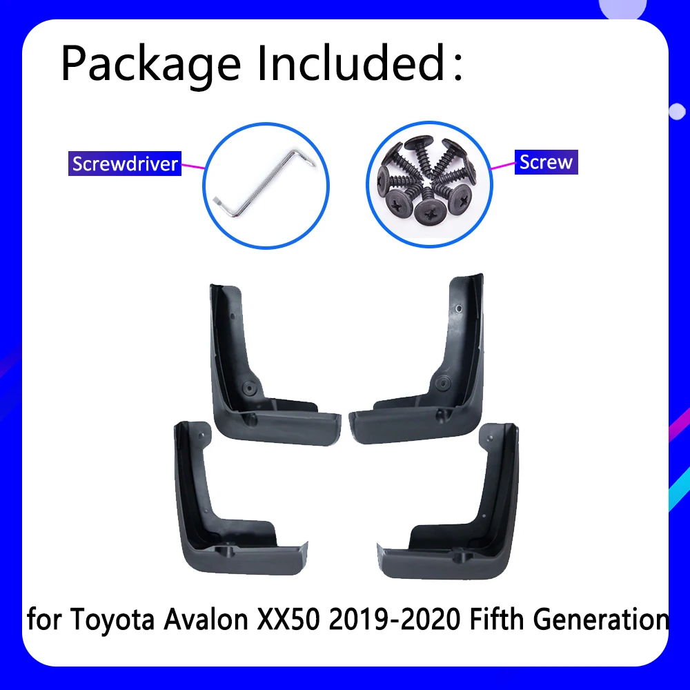 for Toyota Avalon XX50 2019 2020 Car Accessories Mudflap Fender Auto Replacement Parts