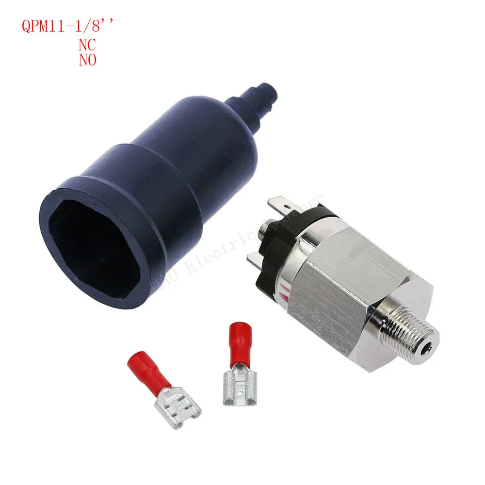 1/8''Swtich Adjustable QPM11-NC / QPM11-NO Pressure Switch Wire External Thread Nozzle