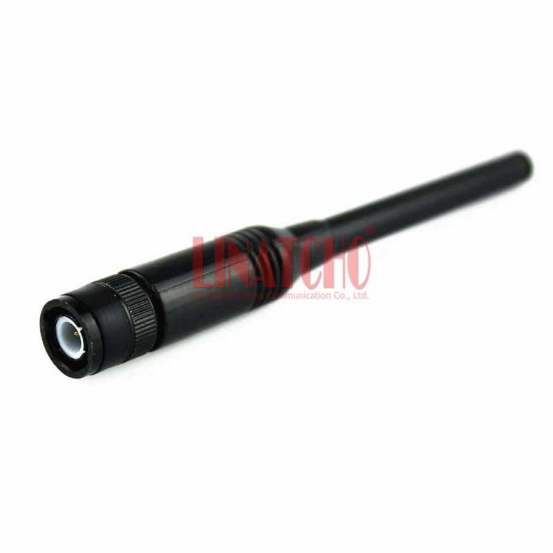 NA773 Telescopic UHF VHF 144 430MHz Dual Band IC-V8 Walkie Talkie HAM Antenna BNC Connector