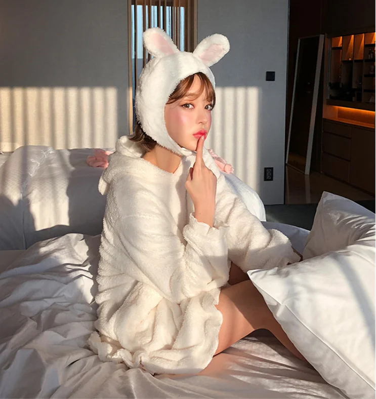 Super bonito meninas coelho bandana de pelúcia orelhas de coelho aros branco orelhas de coelho cocar presentes para menina ferramentas fotográficas selfie