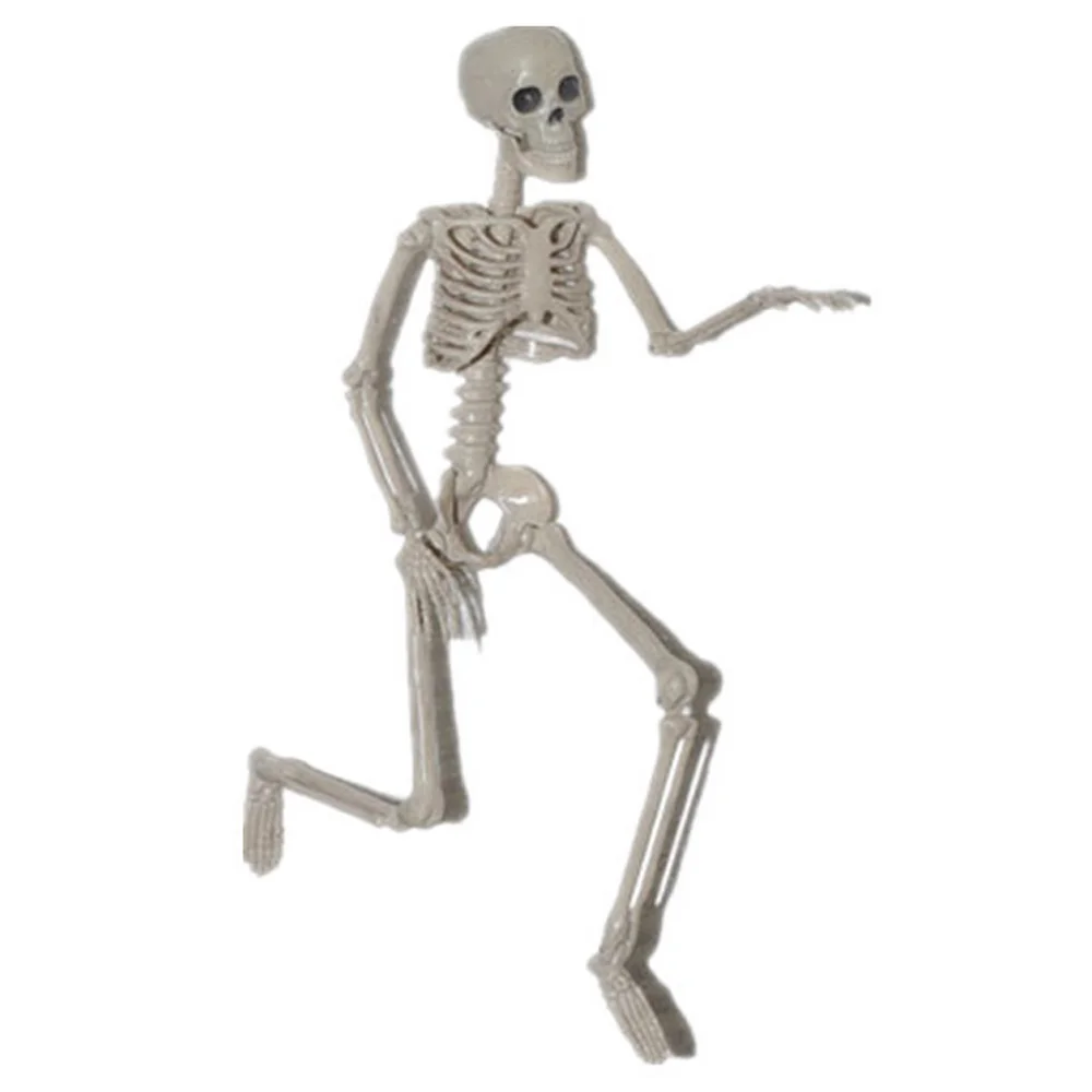 New Creative Mini Human Skeleton Halloween Decoration Skull Bones Party Prop Medical Learning Skeleton Model Gift For Children