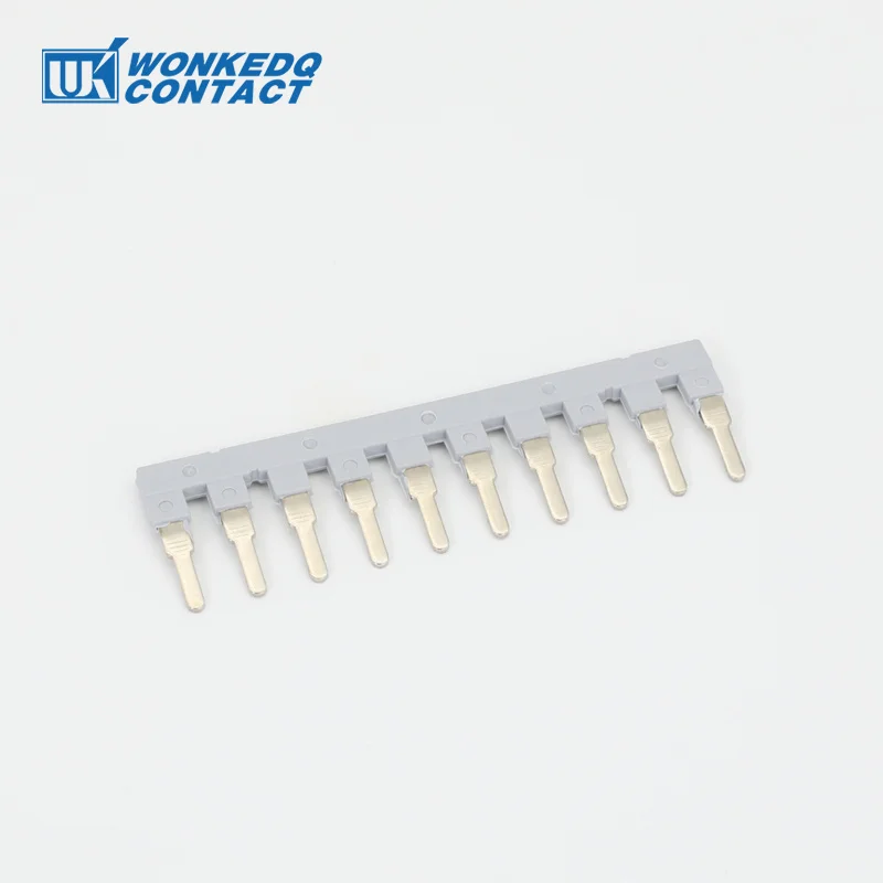 EB10-5/6/8/10 Wiring Jumpers For UK UKK/MBKKB /DIKD 1.5 Connector DIN Rail UK Terminal Block Accessories Insertion Bridge EB 10
