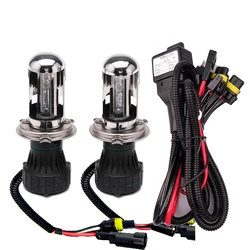 Xenon H4 35W Hi/Lo HID Xenon Headlight Bulb 55W HID H4 H13 9007 Bi-Xenon Xenons Headlamp H4 Xenon Light Bulbs 3000K 4300K 6000K