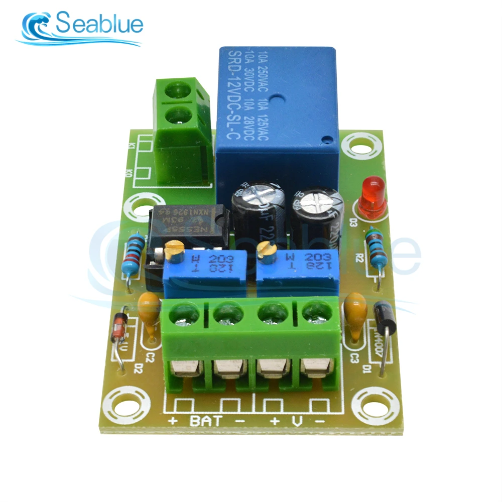 XH-M601 12V Battery Charging Control Board Intelligent Charger Power Control Board Automatic Charge Power Control Switch Module