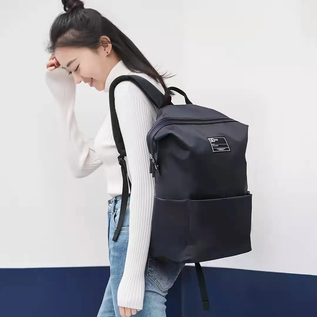 90 Fun-mochila de Nylon para ocio, bolso impermeable de estilo urbano Simple, gran capacidad, para viaje y escuela, portátil de 13,3 pulgadas, Xiaomi
