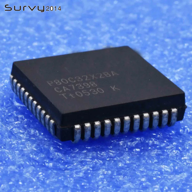 1/5PCS P80C32X2BA C32X2 P80C32X PLCC-44 8-bit microcontroller diy electronics