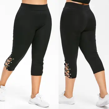Legginsy damskie letnie spodnie w połowie łydki legginsy elastyczna krótka wysoka talia Fitness legginsy legginsy sportowe pantalones de mujer