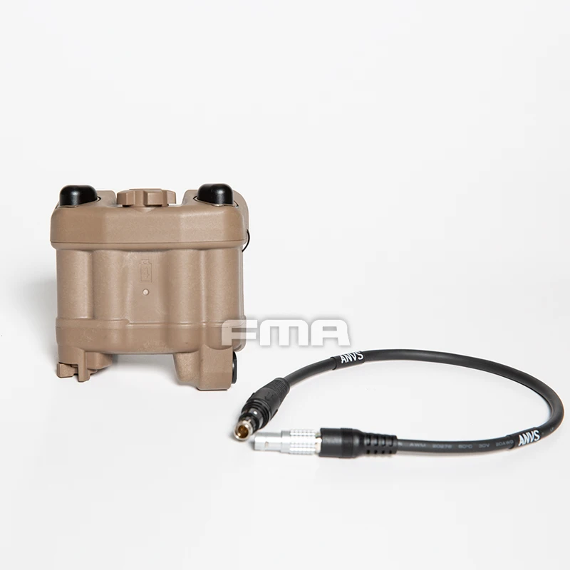 FMA Taktischer Helm NVG IR Infrarot-Stroboskop Funktionsfähiges PVS31 IR-Batteriegehäuse mit Standard-Kopfkabel / L-Typ-Kopfkabel – Detail 5