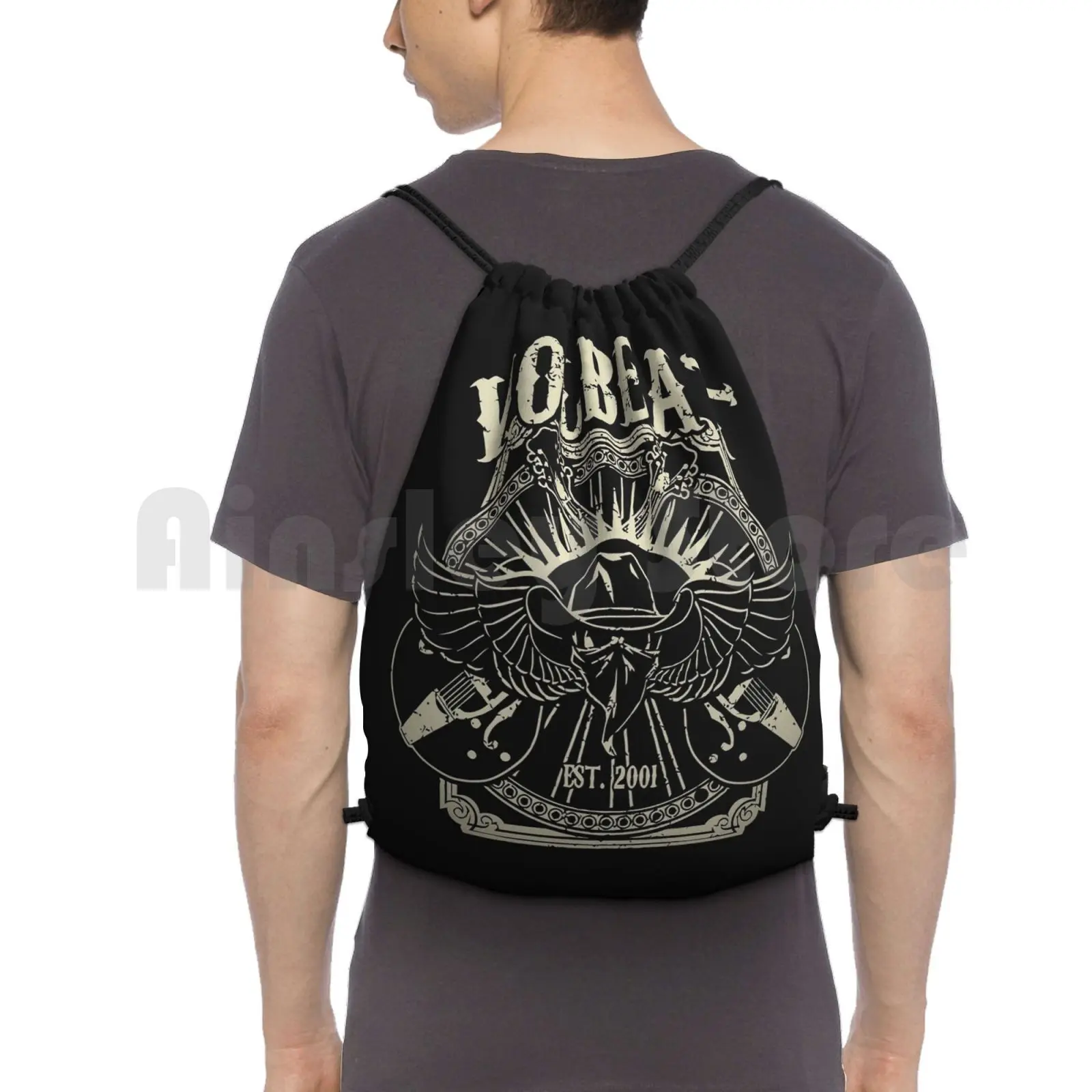 Still Counting Backpack Drawstring Bag Riding Climbing Gym Bag Alice In Chains Avenged Sevenfold Foals Jinjer Ghost