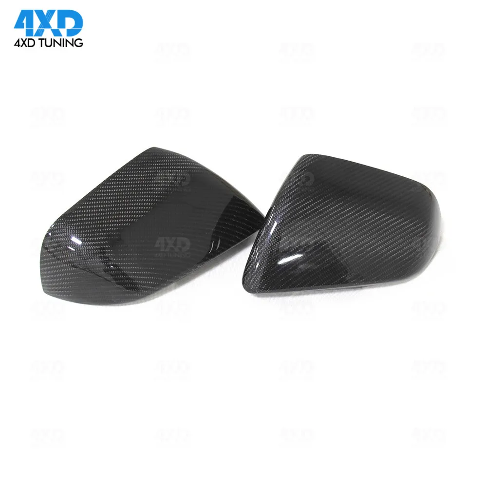 Dry Carbon Mirror Cover For Ford Mustang RearView Mirror Cover with Tuning Light Europe & America Model 2014 2015 2016 2017 2018 - Image 3