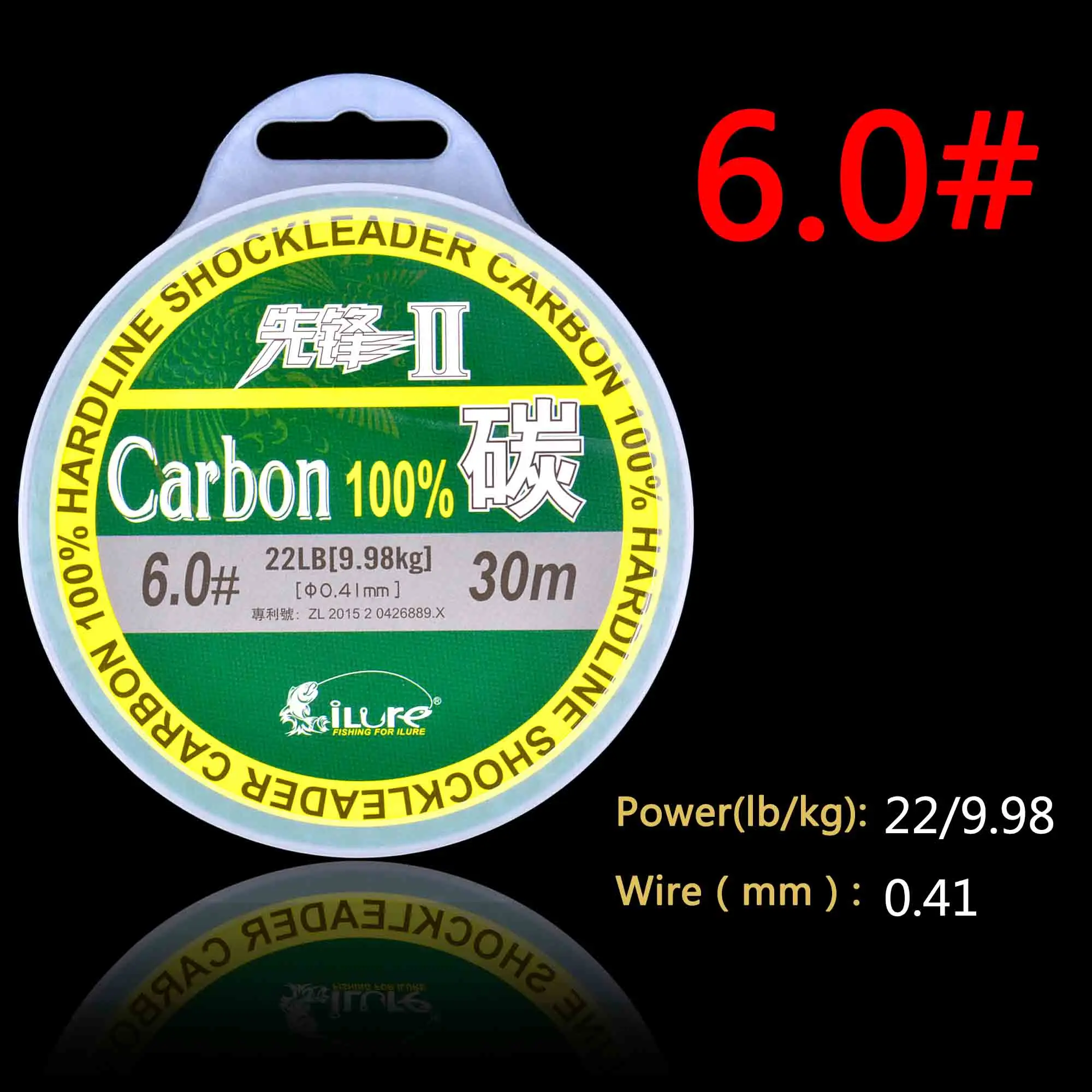 30M 100% Fluorocarbon Fishing Line 4-45BL 0.16-0.64mm Monofilament Shock Leader Carbon Fiber Carp Wire Leader Sink Lines