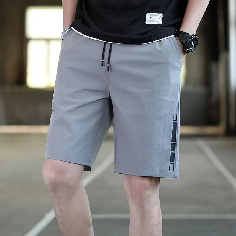 Men's Sports Shorts Summer Casual Loose Running Basket Ball Pants For Male Teenager Beach Short Pant With Pocket Streetwear