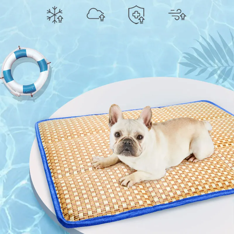 

Summer mat large dog mattress Pet dog supplies Cat bed Dog products dropshipping center large dog mat Breathable sofa washable