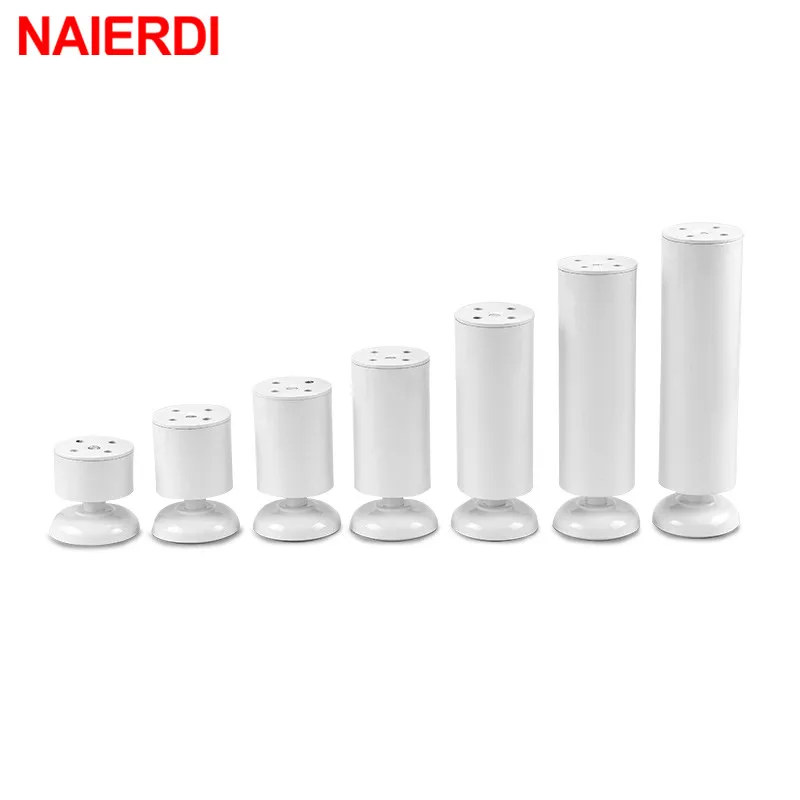 NAIERDI 6CM-30CM Furniture Foot Adjustable Cabinet Legs Stainless Steel Table Sofa Furniture Leg Table Feets Cabinet Table Legs