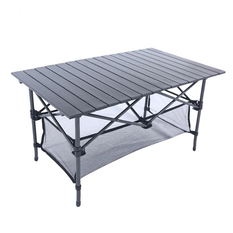 Folding Table and Chair Set for Camping, Outdoor, Beach, Barbecue, Self-Driving, Picnic, Equipment, 4-6 Person