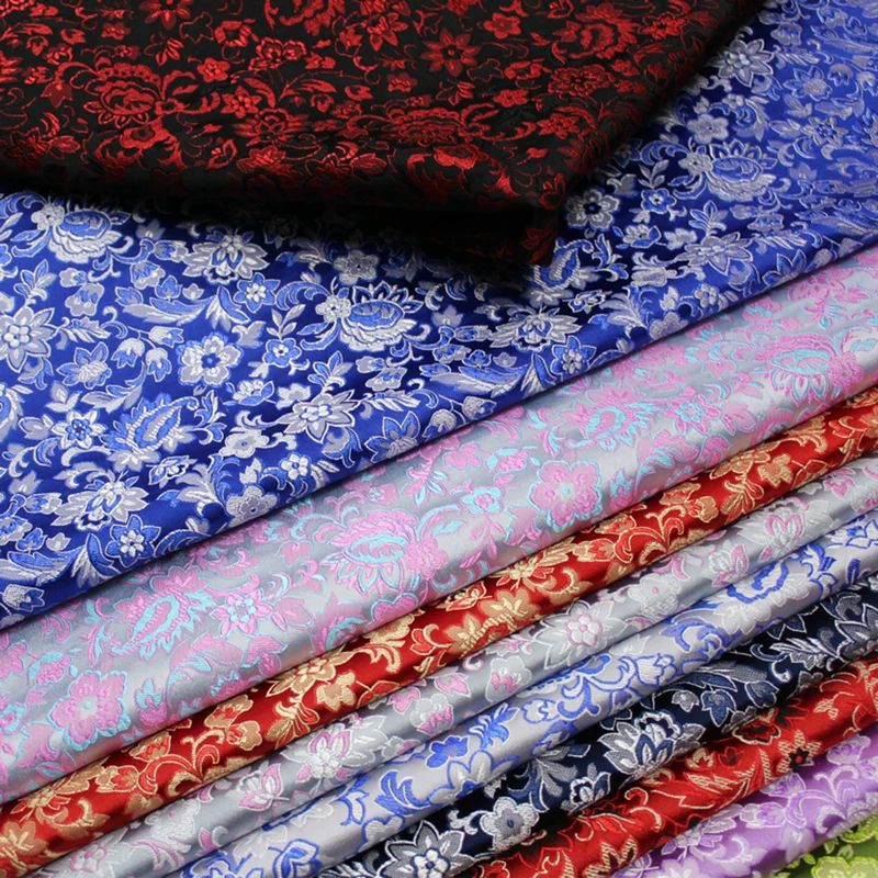 75x50cm Damask Jacquard Brocade Fabric For Apparel Costume Upholstery Furnishing Curtain Clothing Material Patchwork