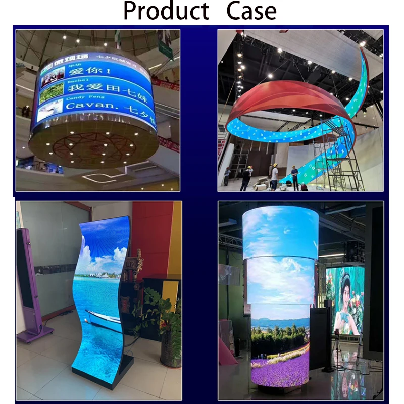 Hot selling P2.5 RGB Flexible video Module 320x160mm 1/32Scan 128*64 pixel,led display curtain flexible module P2 P3 P4 P5