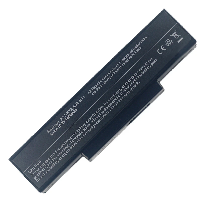 고품질 6600/4400mAh 노트북 배터리 ASUS A32-N71 N73SD N73S X73S N73JN N73JQ A72 K72 X72TL X73 X77 N73V X7BJF X7BS K73S