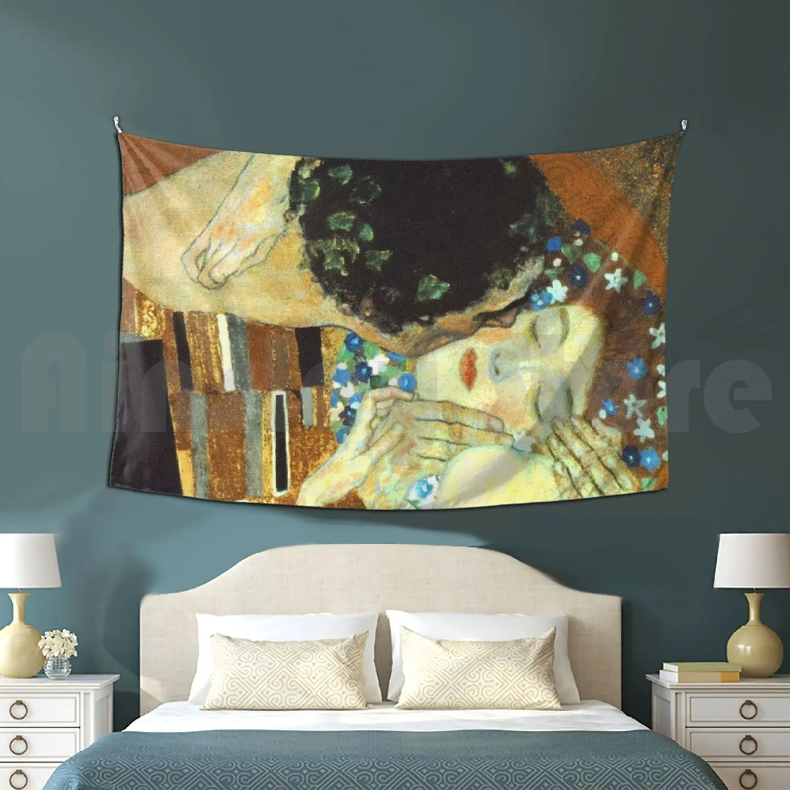 

Густав Климт-Поцелуй, знаменитая картина Крупный план Гобелен Гостиная Спальня Густав Климт Поцелуй Крупный план Популярный