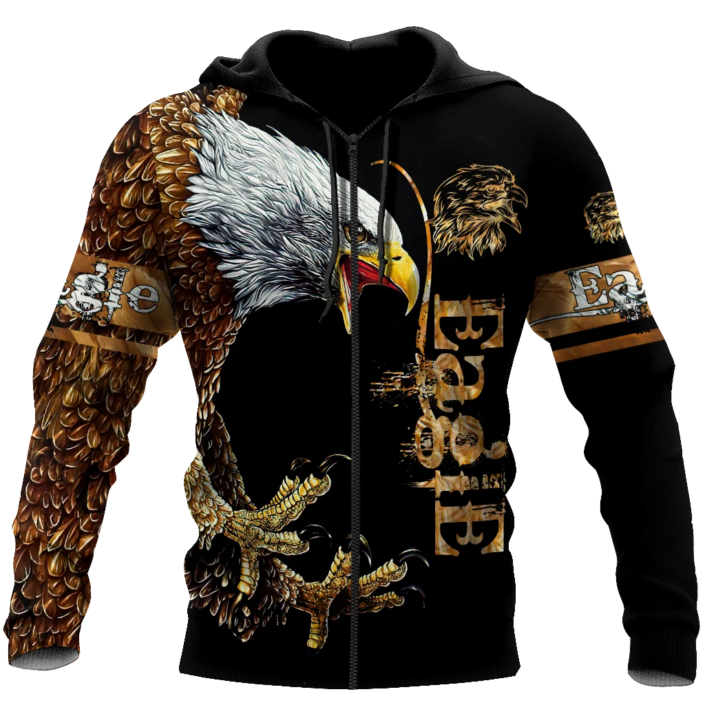 PLstar Cosmos 3DPrint Newest Eagle Bird Art Unique Aswome Men/Women Cozy Hrajuku Casual Streetwear Hoodies/Zip/Sweatshirt T-24