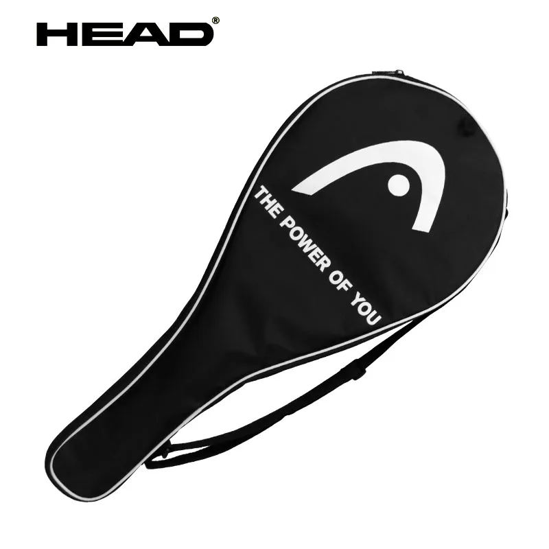 2022 New Black HEAD Tennis Bag 1 Pack Protective HEAD Tennis Racket Cover Portable Polyester Waterproof Shoulder Sports Covers