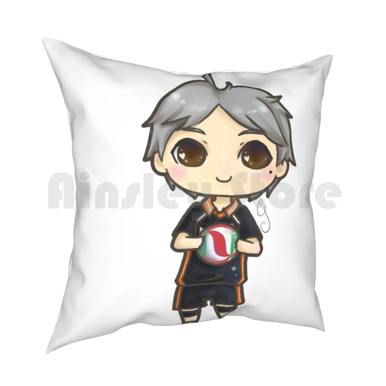 Haikyuu!! Sugawara Koushi Pillow Case Printed Home Soft DIY Pillow cover Haikyuu Suga Sugawara Sugawara Koushi Koushi Chibi