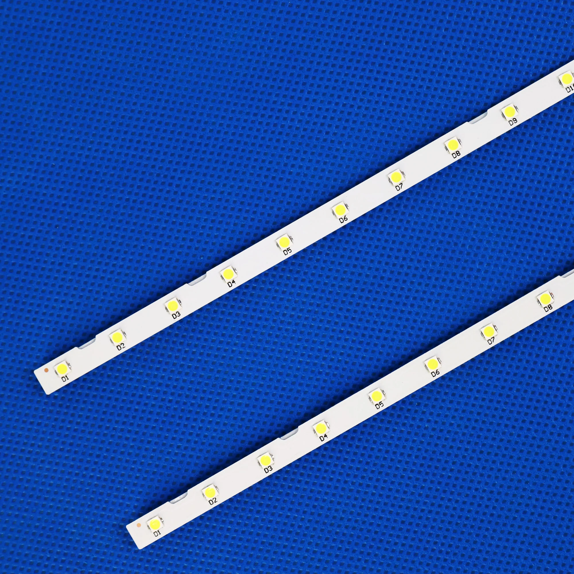 Imagem -04 - Tira Conduzida Luz de Fundo para Samsung 55nu7100 Ua55nu7100 Un55ru7100 Ue55nu7100 Un55nu7100 Un55nu7090g Ue55nu7500 Ue55nu7400 10 Peças Lote