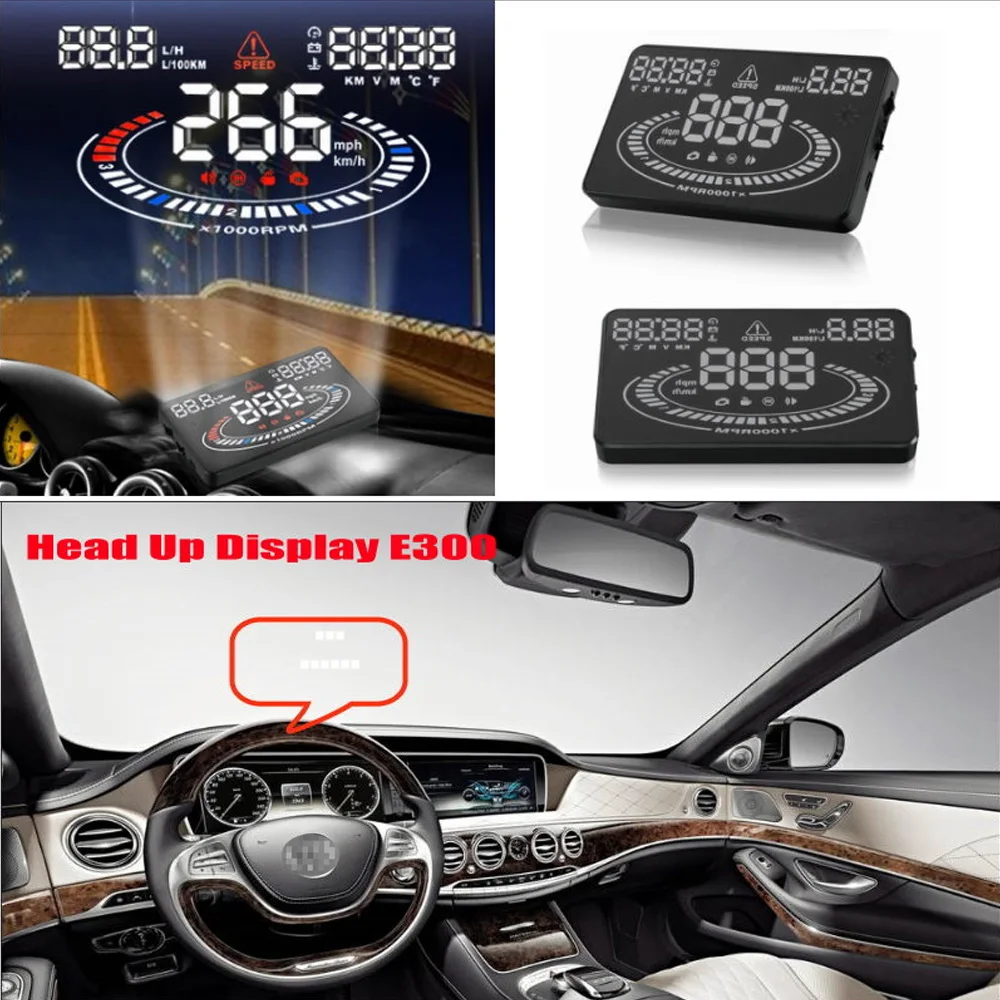 For Mercedes-Benz S Class 2015 2016 Car HUD Head Up Display Auto Professional Electronic Accessories Driving Speed Alarm