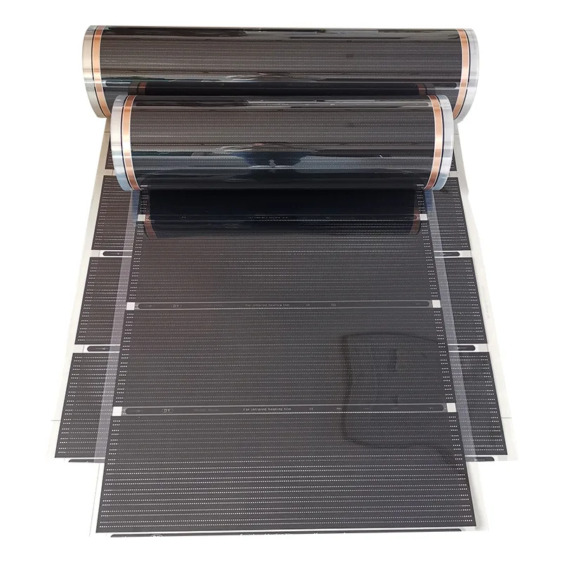 220V 220W 50cm-8Meters Width Healthy Floor Heating Infrared Underfloor Heating Carbon Film Heater Electric Floor Warming Mat