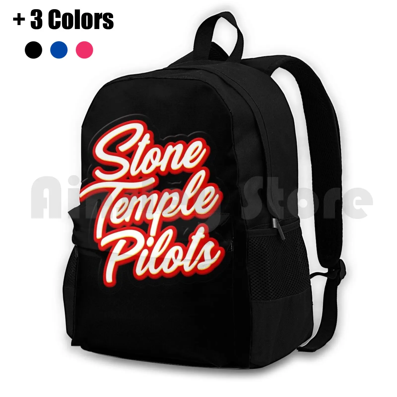 Stone Temple Pilots Band Music Band'' Outdoor Hiking Backpack Waterproof Camping Travel Logo Dave Matthews Band Music Band