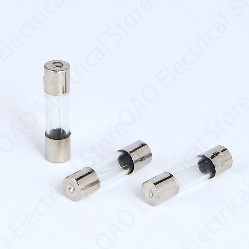 10pcs/lot One Sell 5*20mm 6*30mm Fast Blow Glass Tube Fuses 5x20 6x30 mm 250V 0.5 1 2 3 4 5 6 8 10 15 20 25 30 A AMP Fuse