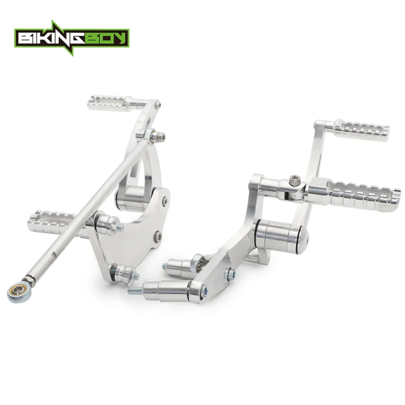 BIKINGBOY 12" - 13" Fußrasten-Set für Street Bob FXBB FXBBS Low Rider FXLR ST FXLRST 18 19 20 21 22 23 24 25 – Detail 7