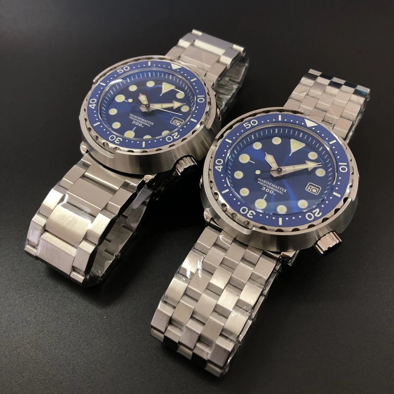 Steeldive Men Dive Watch 47.5mm Tuna Sport Automatic Mechanical Wristwatch 30Bar Waterproof Luminous NH35 Sapphire Ceramic Bezel